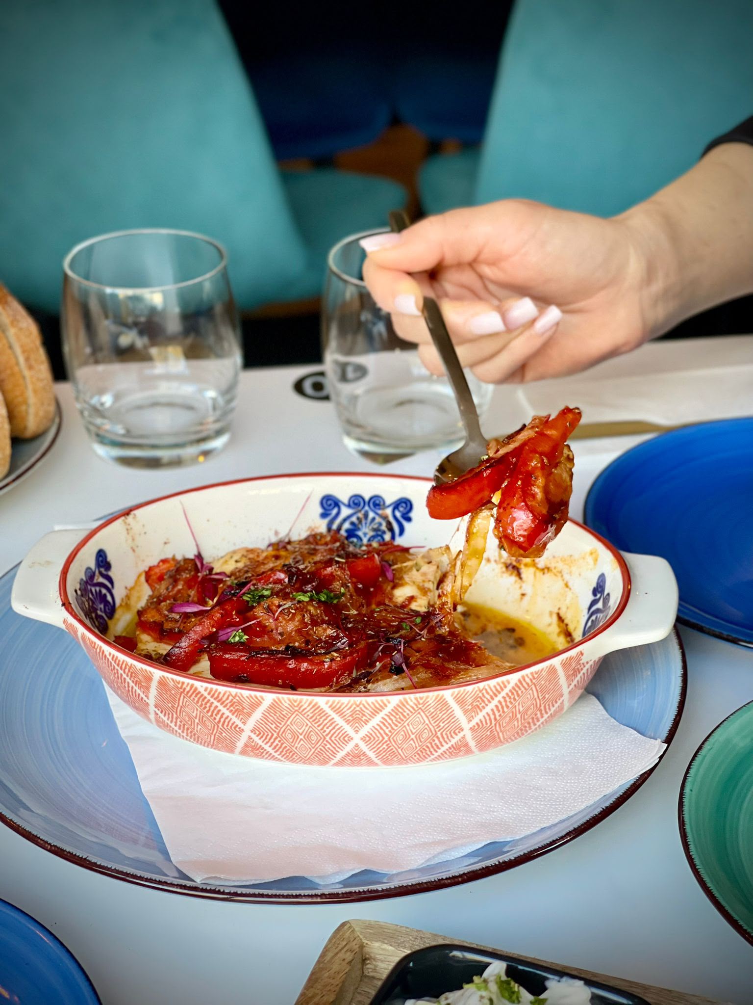 Restaurant baked dish · serving at Soleá